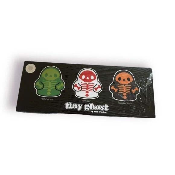 Bimtoy Tiny Ghost 3 Inch‎ Skeleton 3-Pack EC Comic Con Limited Edition of 400 - Picture 1 of 5